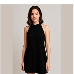 Glitz Mandarin Collar Sleeveless Asymmetrical Dress 1X NWOT